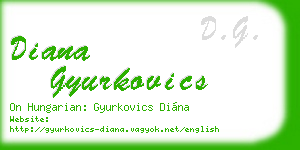 diana gyurkovics business card